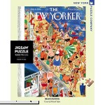 New York Puzzle Company New Yorker Beachgoing 1000 Piece Jigsaw Puzzle  B003H1V6SO